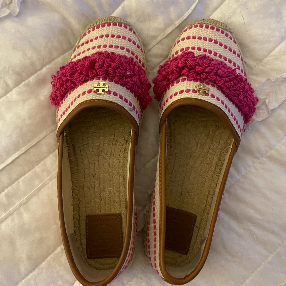 Tory Burch Hot Pink Espadrille, 8